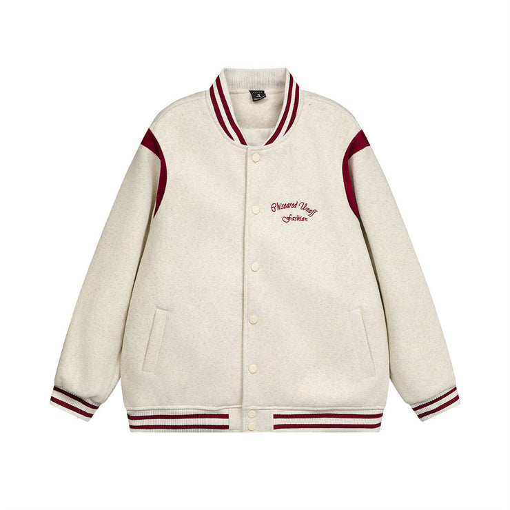 Men's High Street Embroidered Baseball Jacket