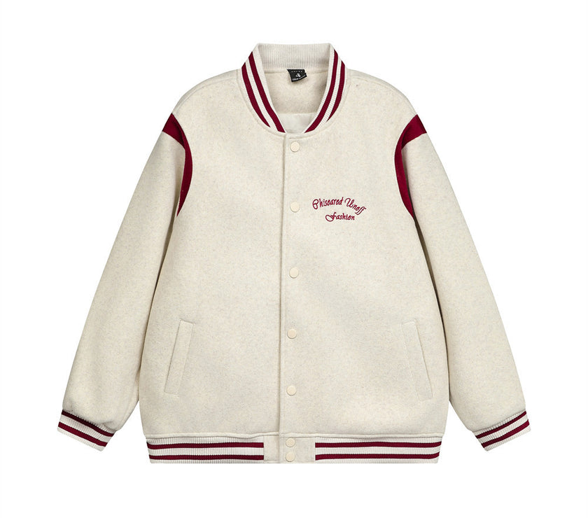 Men's High Street Embroidered Baseball Jacket