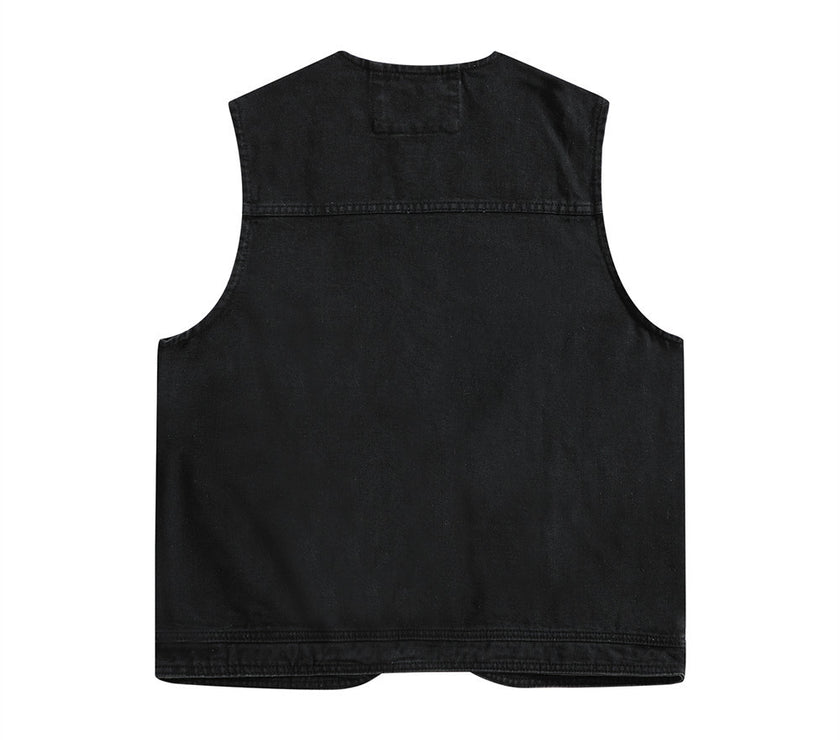 Fashion Personality Functional Tactics Frock Vest Men