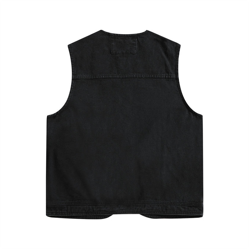 Fashion Personality Functional Tactics Frock Vest Men