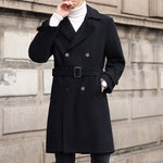 Men's Autumn Winter Coat In Long Woolen Coat