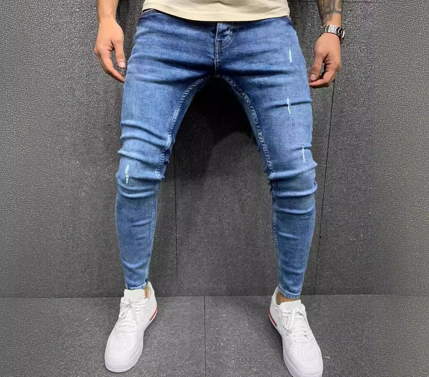 Men's Ripped Fashion Personalized Stretch Jeans