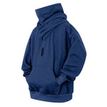 Pile Collar Hooded Sweater Men's Loose Casual