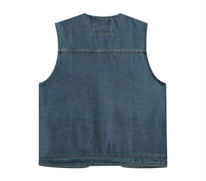 Fashion Personality Functional Tactics Frock Vest Men