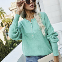 Women's Sweaters Autumn And Winter Solid Color