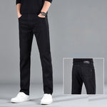 New Slim Fit Youth Casual Straight-leg Cotton Jeans Men