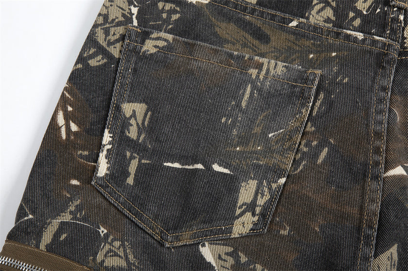 Jungle Camouflage Workwear Trousers Men