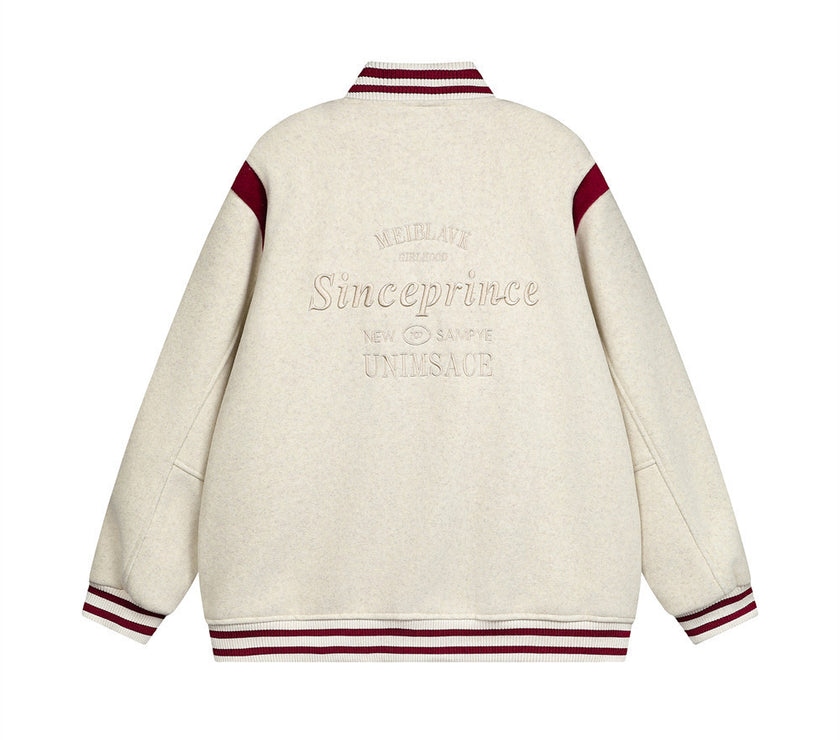 Men's High Street Embroidered Baseball Jacket