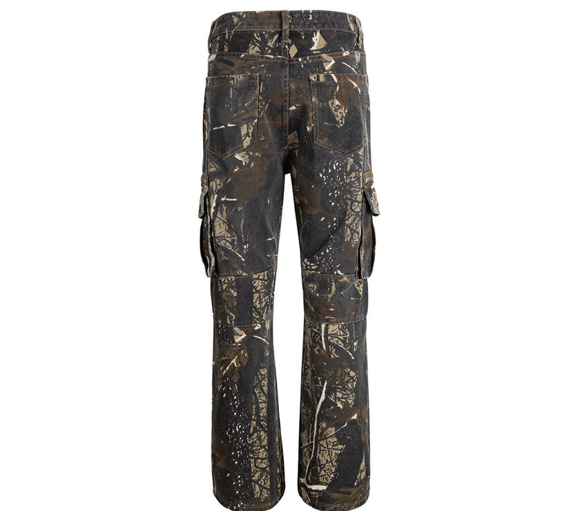 Jungle Camouflage Workwear Trousers Men