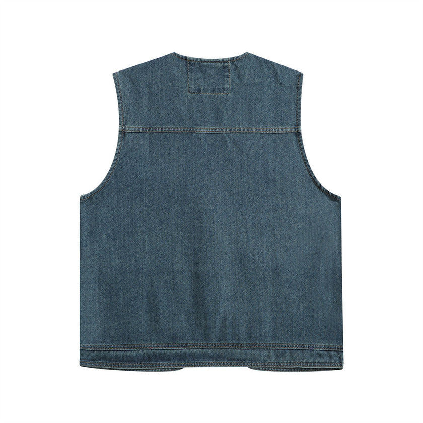 Fashion Personality Functional Tactics Frock Vest Men