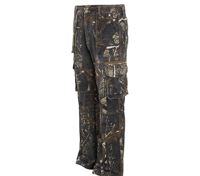 Jungle Camouflage Workwear Trousers Men