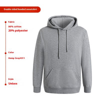 Solid Color Long Sleeve Loose Thin Hoodie Sweater