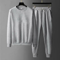 Round Neck Sweatshirt And Sweatpants Fashion Sports Men Suit