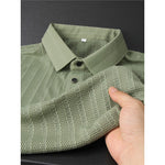 Men's High-End Ice Silk Mesh Polo Shirt